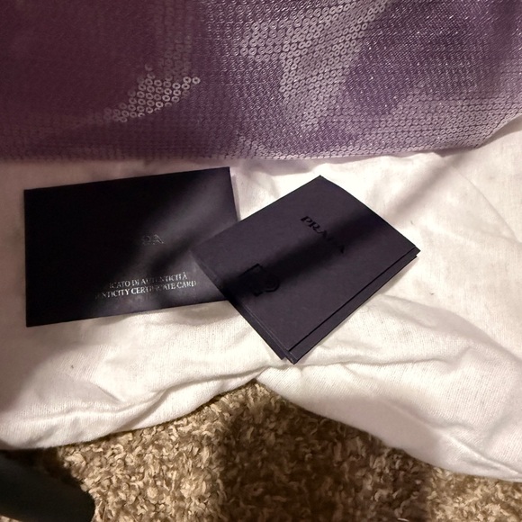 Prada Purple Mesh Tote Bag - Picture 5 of 10